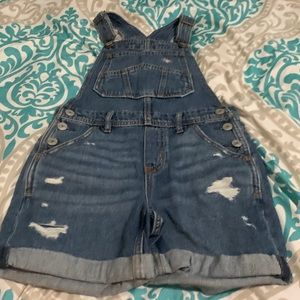 Gap - overalls for kids - size 7/8 M - Medium - color blue